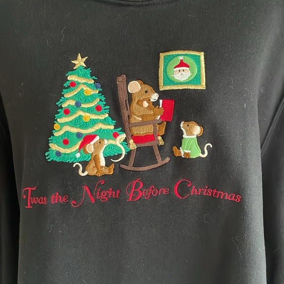 UGLY? Christmas Fleece Lined Sweatshirt Size 2X Excellent Condition Like New! - Picture 4 of 14